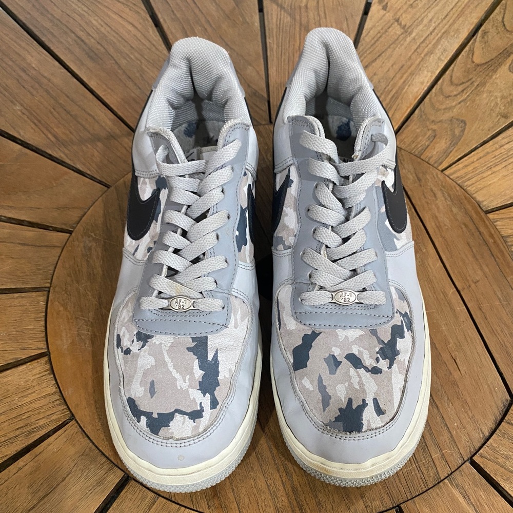Men’s premium Grey Urban Camo Nike Air Force One’s